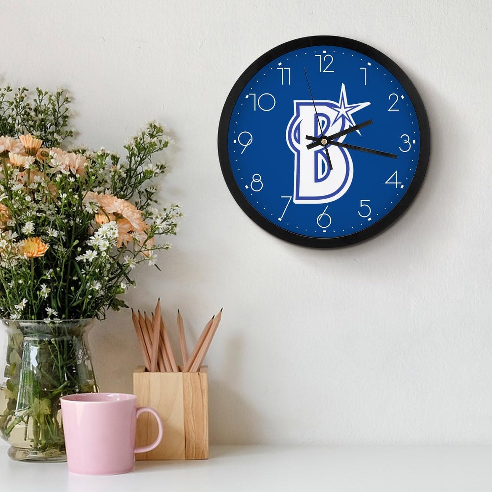 横浜ベイスターズ アナログ時計 BayStars DeNA 希少品】横浜 DeNA ベイスターズ 掛け時計 (25cm×25cm×3cm